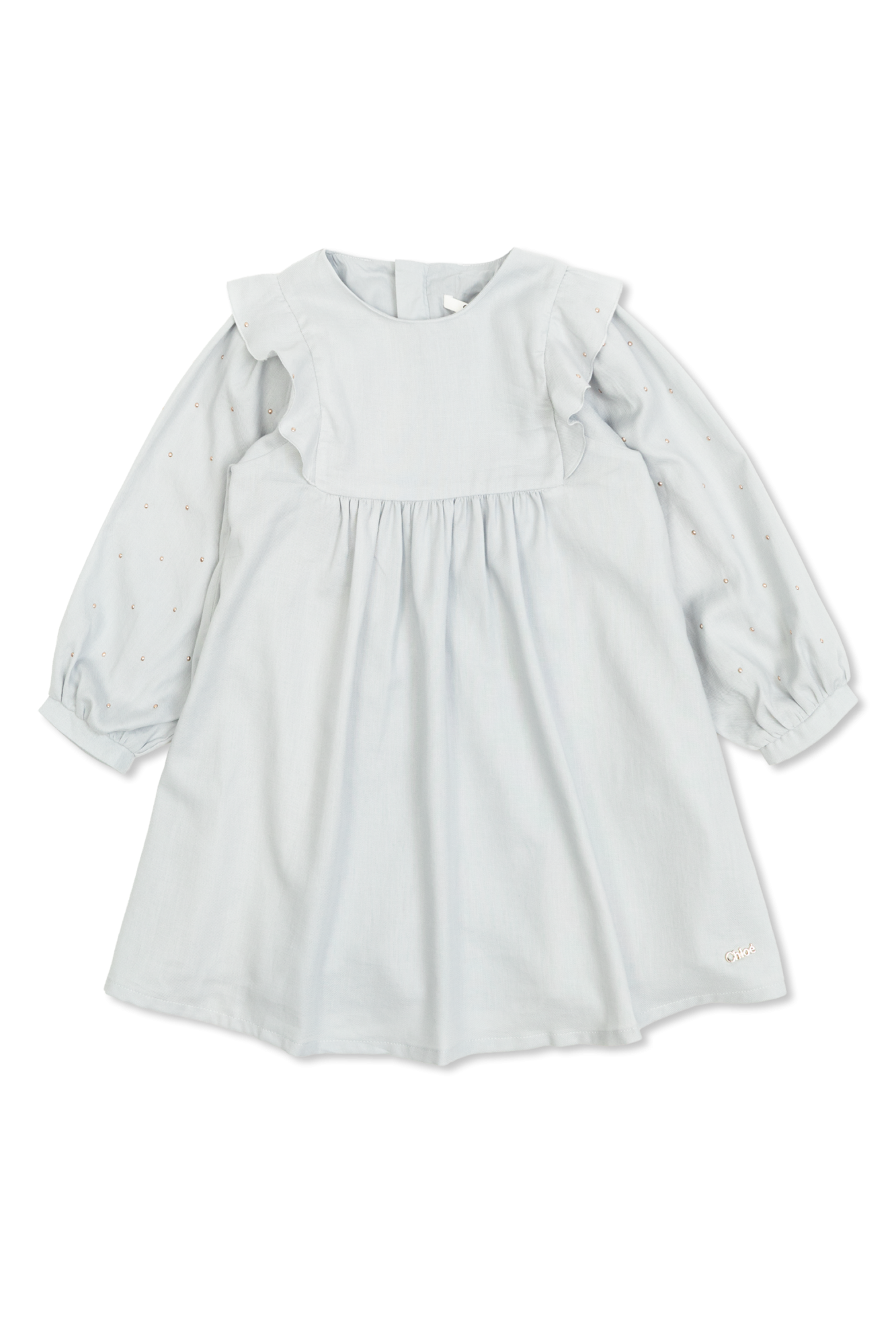 Jasmin様 Jasnoniebieski Sukienka z ćwiekami Chloé Kids - Vitkac Polska